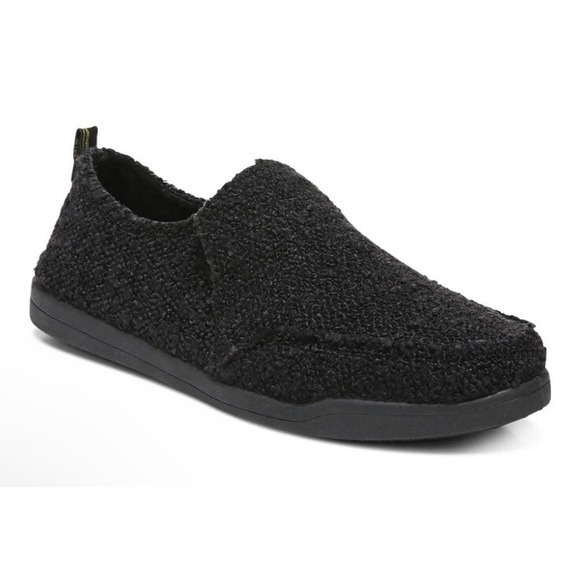 Vionic Beach Sneakers Malibu Womens 7.5 Black Boucle Orthotic Shoes New - Picture 1 of 5